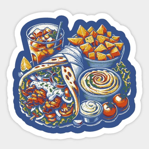 Comfort Food (Greek) Sticker by JSnipe